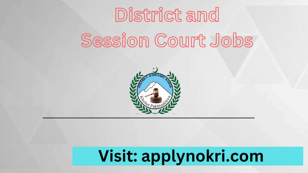 New District and Session Court Jobs 2024 Apply Online